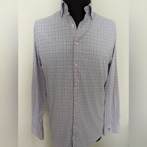 Peter Millar Summer Comfort Mens Shirt Violet Medium Performance Poly